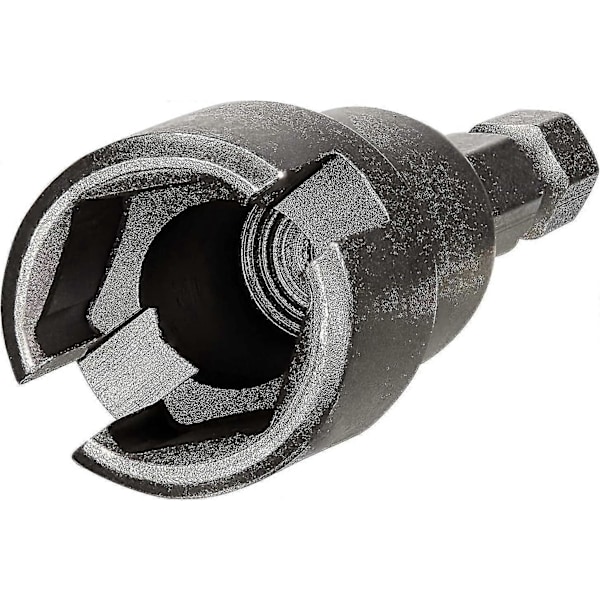Mutterdragare Spårskruvmejsel Bit Hylsnyckel Verktyg 1/4 Tum Hex Skaft Stål Bit För Panelmutter Skruv Ögla C-krok Bult (silver) (1st) Zekai