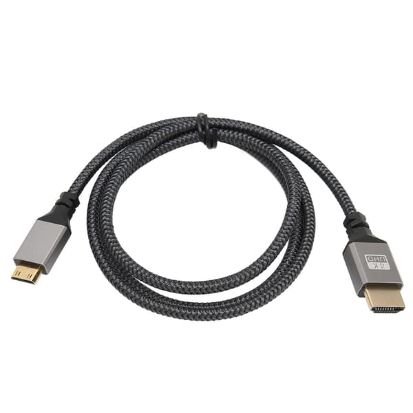 HD Multimedia Interface-kabel Højhastigheds 4K 60Hz Vævet HD Multimedia Interface Han til Han-kabel til computer TV-skærm 1M