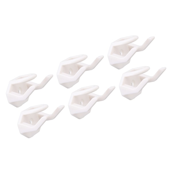 16 stk. Hatte kroge Universal Baseball Caps Hat Krog Klæbende Hat Rack Display Kroge til væg Hjem Hvid