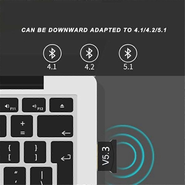 5 st USB Bluetooth-adapter 5.3 Bluetooth-mottagare Högtalaradapter