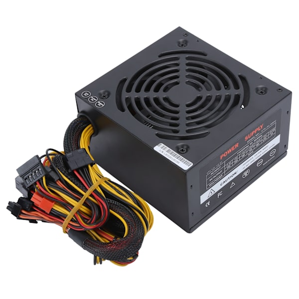 Computer strømforsyning til stationære computere, tilbehør, lydløs ventilator, manuelt justerbar 115/230V ATX 24‑PINUS stik