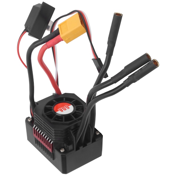 SURPASS‑HOBBY 60A vedenpitävä harjaton ESC XT60-pistokkeella 1/0 RC-automalliin