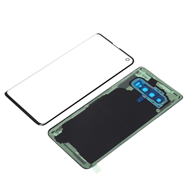 Mobiltelefon Bag Glasdæksel og Ydre Glaspanel Udskiftning til Samsung S10 G973Grøn