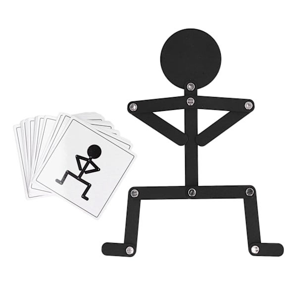 Stickman Legetøj Træning Koordination Burr Fri Sort Lind Materiale Pædagogisk Puslespil Legetøj til Over 3 År Gamle