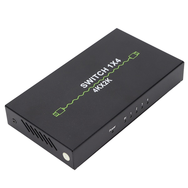 High Definition Multimedia Interface Splitter 4k 1 in 4 Out Stabil Pålitelig Praktisk Datamaskin Enhet Spenning 100‑240VEU Plugg