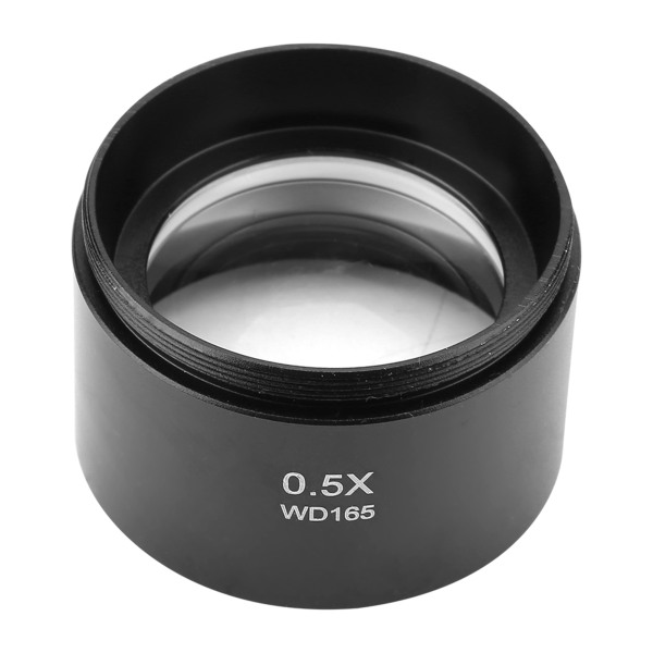 KP-0.5X extra stereomikroskop objektivlins för industrivideomikroskop 48 mm montering