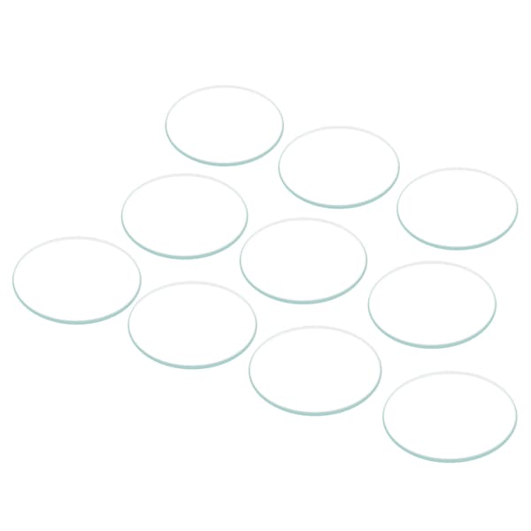 10kpl 30,5–35 mm pyöreä litteä kellon lasilinssi kellon lasin varaosat kellosepille