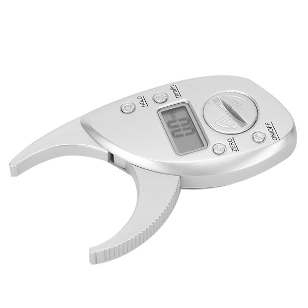 Body Fat Caliper Digital Display Hög noggrannhet Batteridriven kroppsfettmätning