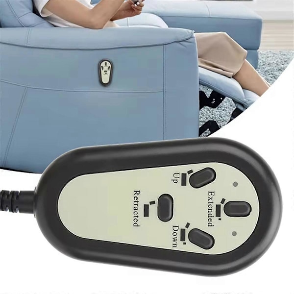 12V-24V 5-stifts Elektrisk Fåtölj Soffa 4 Knapp Fjärrkontroll
