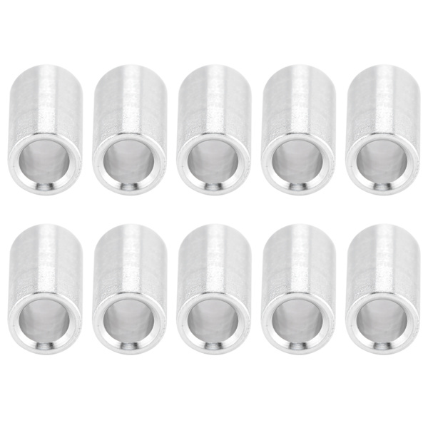 10 st aluminiumlegering distansrör runda gänglösa distansstöd tillbehör ytterdiameter 6 mm lång 10 mm