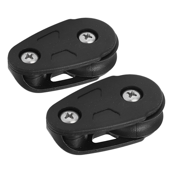 2 stk. Kajak Trisse Kraftig Nylon Robust UV-bestandig Marine Trisseblok Skive til Skib Yacht Kano