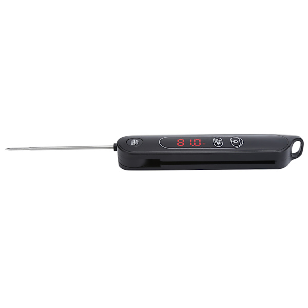 LED-kötttermometer Fällbar mattermometer Omedelbar avläsning för kök Matlagning Grillning BBQ