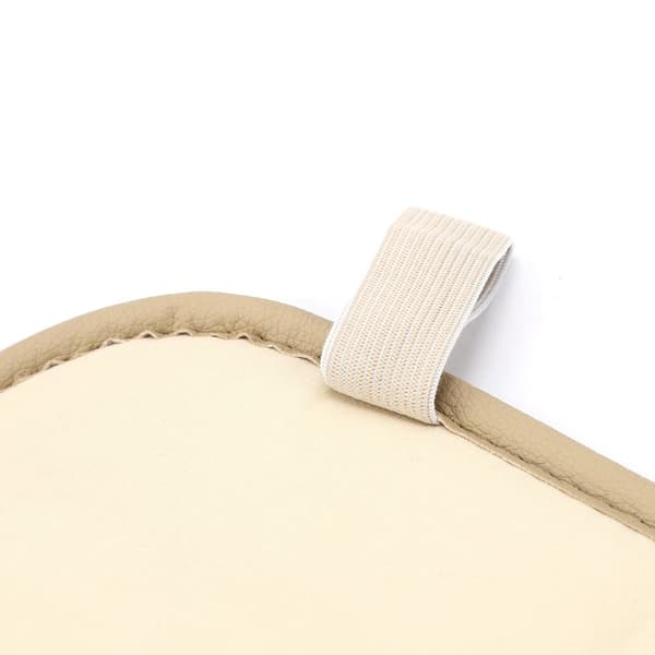 1PZ Ny Beige PU Læder Sædebetræk Sædepude Til Bilsæde