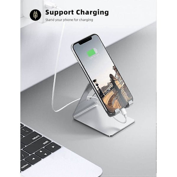 Telefonhållare, Telefon Docka - Dockningsstation för iPhone 12 Mini, 12 Pro Max, 11 Pro, Xs Max Xr X 8 7 6 6S