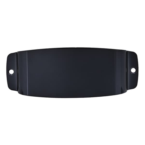 129 * 48,8 * 19 mm Pickup-dækselbeskytter i legering, reservedel til basguitar (sort)