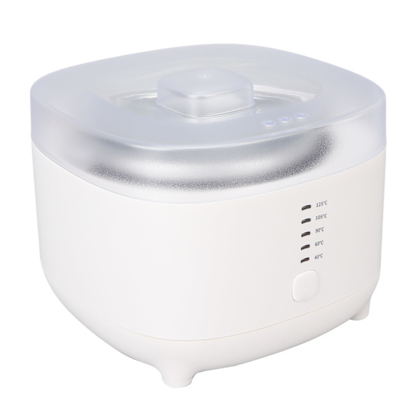 Paraffinvaxsmältmaskin Värmer snabbt 5 temperaturväxlar Vaxspa Maskin Pot Vit 500MLUS Plug 110V