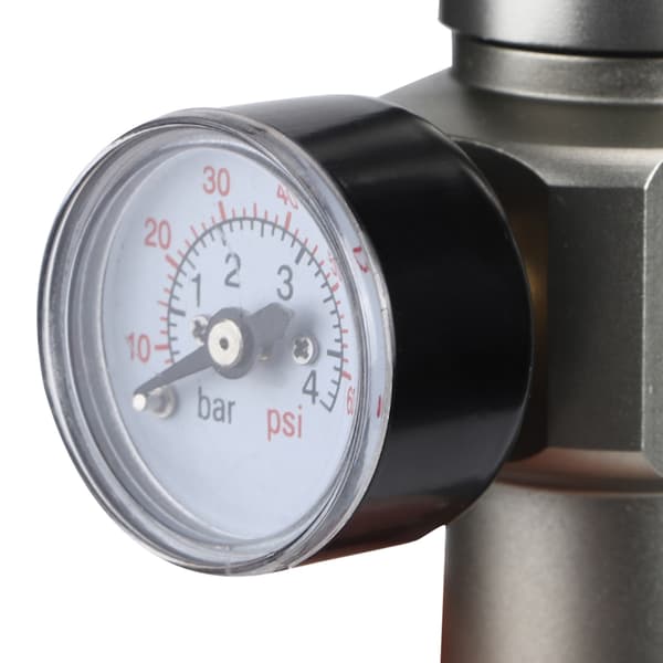 2 i 1 Mini CO2 Gassregulator Soda Trykkmåler med adapter 3/8in til TR21.4