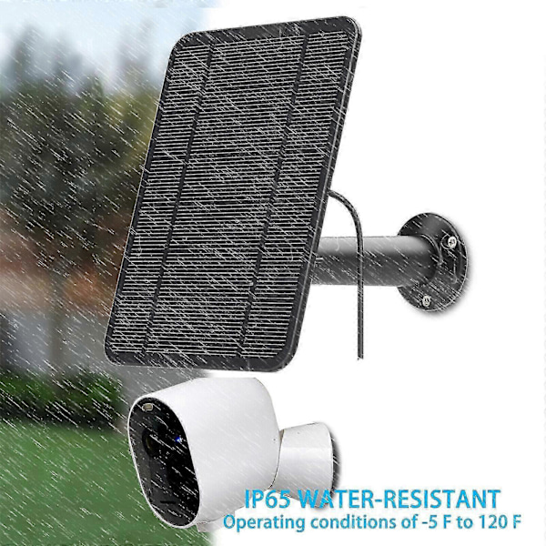 Solpanel Laddning För Arlo Ultra/ultra 2/pro 3/pro 4/pro 3 Floodlight/go 2 4w