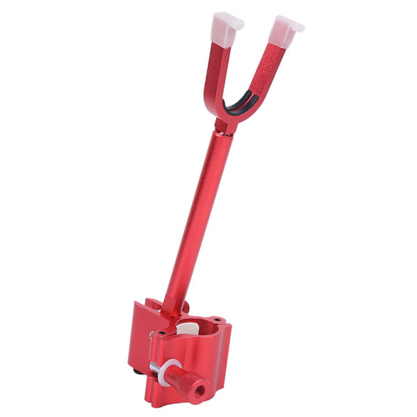 Fiske Stang Holder Aluminium Legering Anti-Slip Hånd Stang Holder Fiske Tilbehør(Rød )