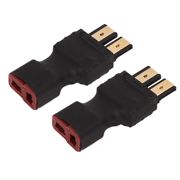 2 st T-honadapter T till hankontakt Adapter RC Honadapter till Hanadapter för RC Bilmodell Flygplansmodell Fartygsmodell