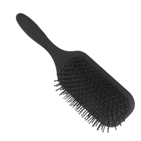 Hårbørste Detangling Styling Massasje Hodebunn Luftpute Kam for krøllete rett hår Svart