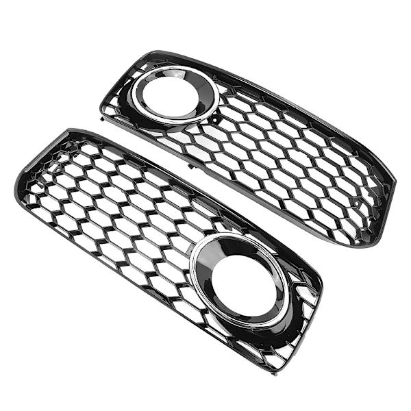 2 kpl auto sumuvalo grilles korvaaminen sähköpinnoitettu aukko sopii Audi A5 S5 08-12
