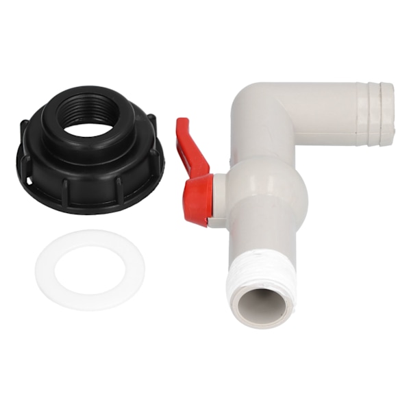 IBC-tankhane adapter Vandslangetilslutning Havetilbehør 90° 32mm hane VVS-værktøj