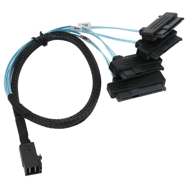 SFF 8643 - 4 SAS 29P -kaapeli 12 Gbps nopea SFF 8643 - SATA-johto palvelimen kiintolevyille 1,6 jalkaa