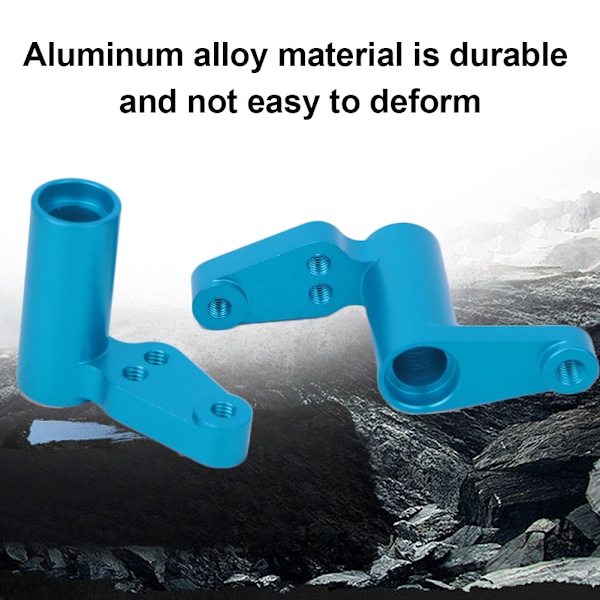 Aluminiumslegering Servo Saver RC Bil Oppgraderingsdeler Passer Til HPI RS4 Sport 3 RC Bil Blå