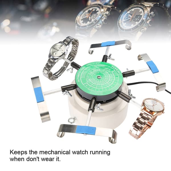 Armbåndsurtester Testmaskin Mekanisk Klokke Automatisk Opptrekker (EU-plugg 250V)
