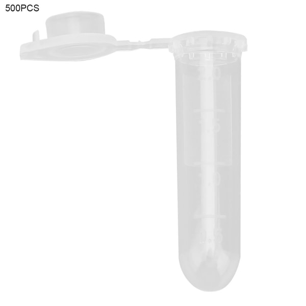 0,5ml/2,0ml/10ml Centrifugerör Plastflaska Förvaringsbehållare Provrör för laboratorium (2ml)