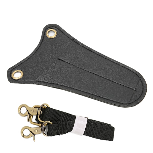 Saxväska Lätt Bärbar Läder Sax Holster för Salong Frisör Frisör Frisör