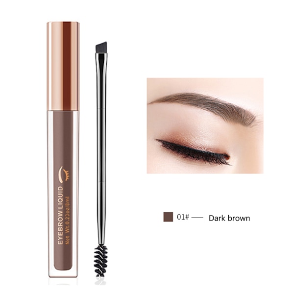 Ögonbrynssmink Långvarig ögonbrynsgel Vattentät Ögonbrynssmink Tint Gel Kit med ögonbrynspenna sminkborste