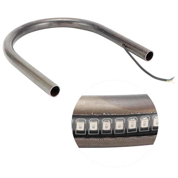 Bageste Sæde Loop Hale Bøjle Ramme til Cafe Racer Stil Fladt Rør Passer til Honda med Bremse Blinklys 210mm