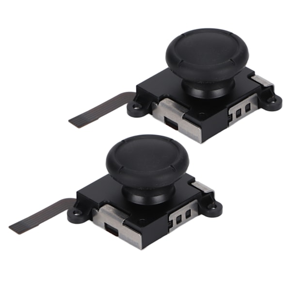 2 st analoga joystick 3D ersättningssensor tumreglage med lock för Switch Lite-konsoler