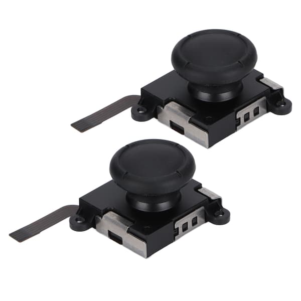 2 stk analog joystick 3D erstatningssensor tommelvippe med deksel for Switch Lite-konsoller
