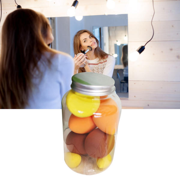 7 st Makeup Svamp Vått Torrt Super Mjuk Mini Bärbar Blandning Hög Densitet Makeup Puff Typ 4