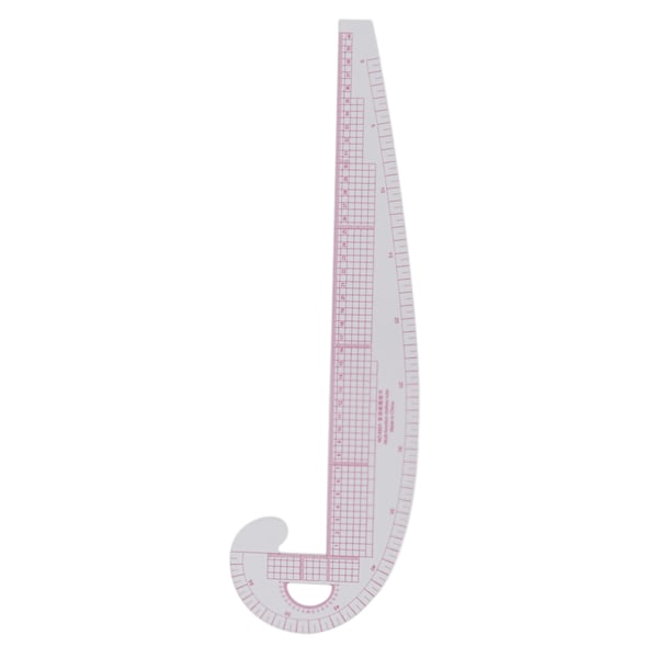 58 cm 6501 böjd linjal hög precision transparent kropp plast böjd linjal sömnad för sömnadsmönsterdesign