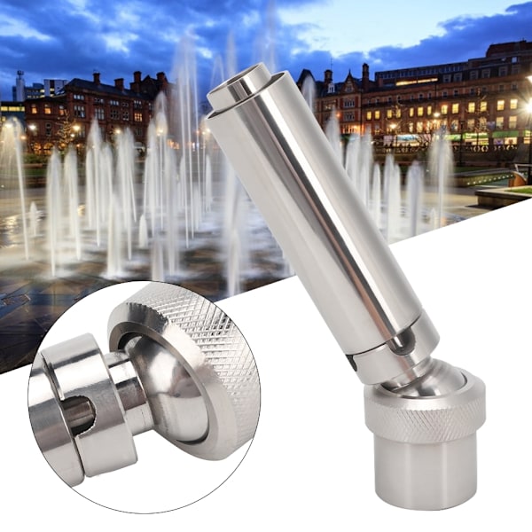 1\" DN25 Display Frothy Foam Jet Fountain Nozzle Rustfritt Stål Vann Spray Sprinkle