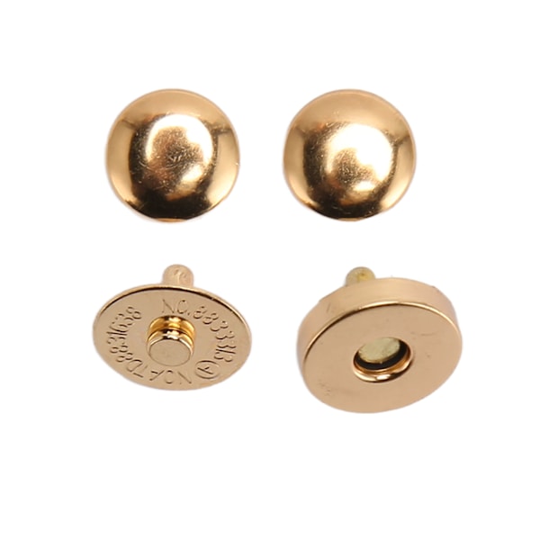 50 sarjaa magneettipainikkeita 14x4mm paksu, kova DIY-magneettilukot punk-vaatteiden ja kenkien koristeluun, kulta