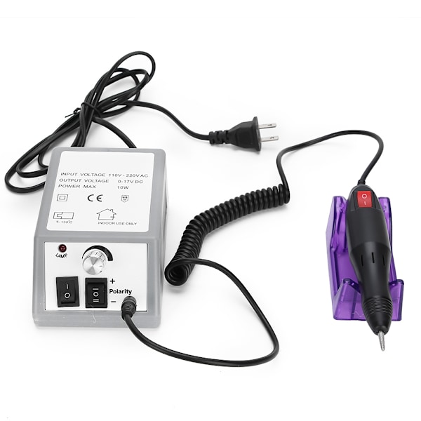 20000RPM Professionel Negleboremaskine Elektrisk Negleslibemaskine Manicure Værktøj US Stik 110-240V