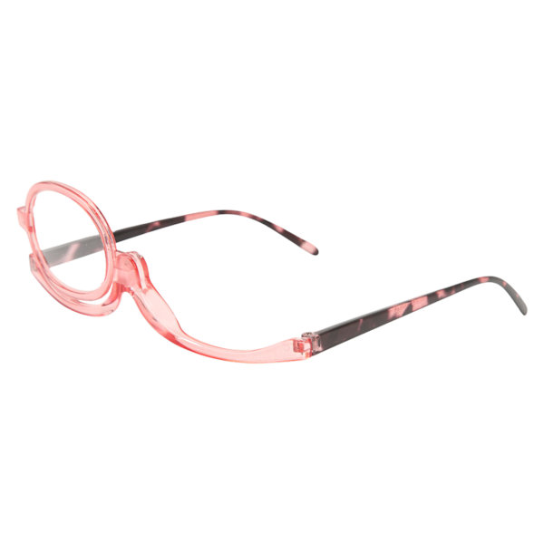 Flip Lens Forstørrelsesglas Makeup Briller Folde Rotation Læse Forstørrelse Makeup Øjenbriller til Kosmetik +1,50