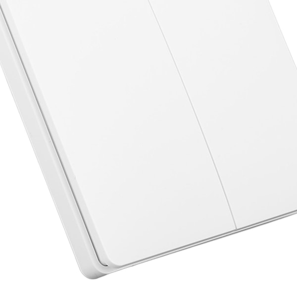 2-knaps WiFi-afbryder til ZigBee APP-kontrol, selvdrevet trådløs lysafbryder til boligbelysningssystem