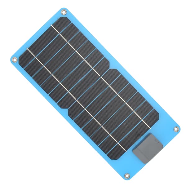 5V 6W USB solcellepanel lader IP67 utendørs vanntett mini monokrystallinsk silisium solcellepanel lader GKM320 145BL blå