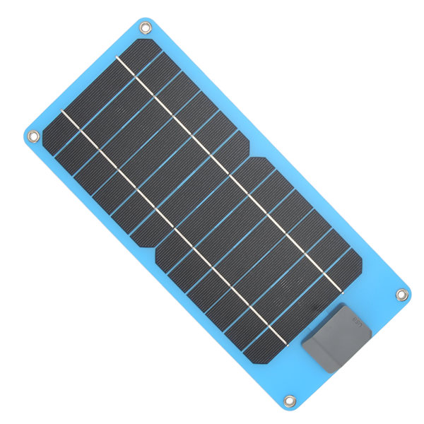 5V 6W USB solpanel laddare IP67 utomhus vattentät mini monokristallin kisel solpanel laddare GKM320 145BL blå
