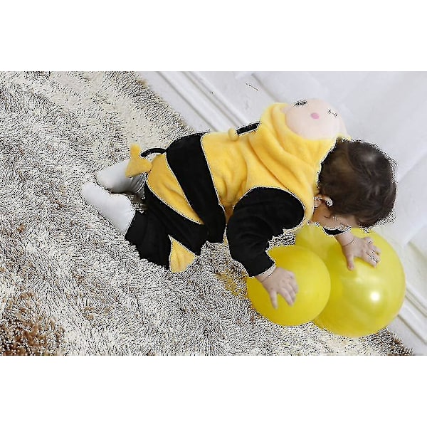Toddler Dinosaur-asu Hupullinen Onesie Eläin Halloween-asu Lapsille 12-18 Kuukautta