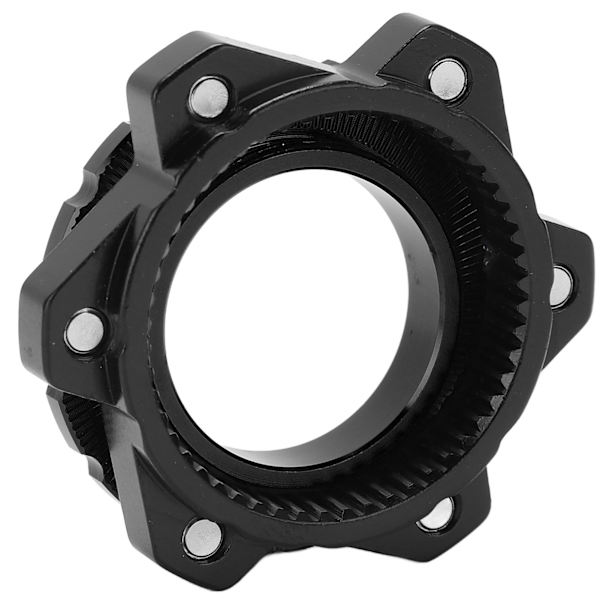 MEIJUN Centerlock 6-pulttisovittimen lukitusrengas Alumiiniseos Akselin napa-adapteri läpiakselin napaan Musta