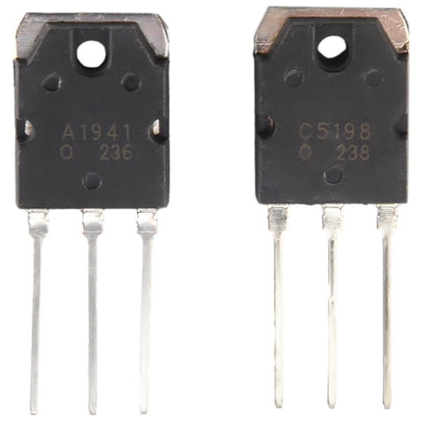Pari A1941 + C5198 10A 200V Tehovahvistin Piitransistori-B10