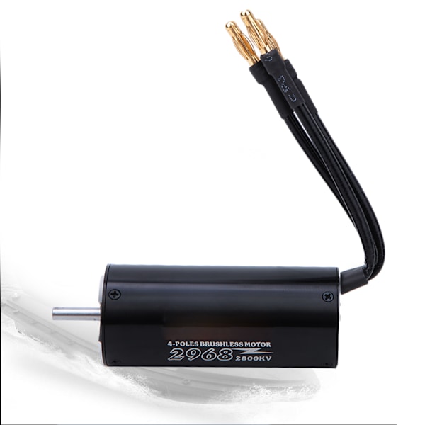 2968 2800KV 4-polet ikke-fornuft børsteløs motor elektrisk hastighedsregulator til 600-800 mm RC-båd
