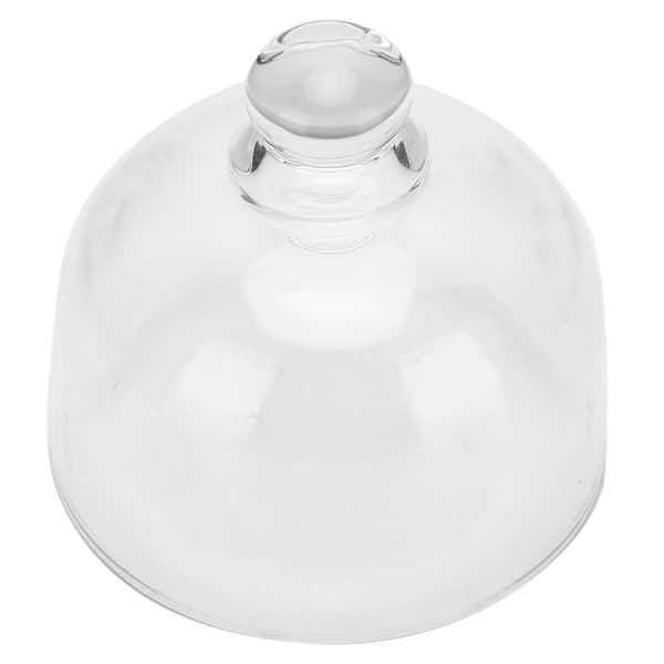 Transparent Glass Støvdeksel for Klokker Ornamenter DIY Dekorasjon Samling